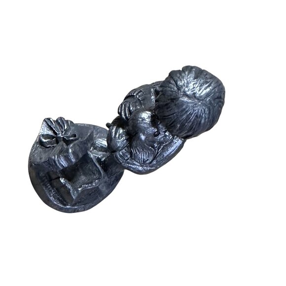 Vintage Pewter Figurine Puppy Love Michael A Ricker Special Edition 1998 - Picture 6 of 6